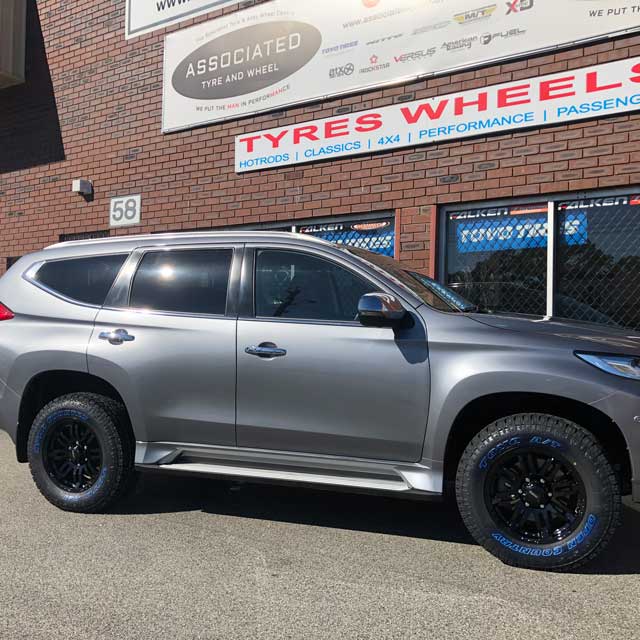 17in-versus-creed-rims-toyo-at2-tyres-mitsi-pajero Fuel Wheels Ripper Matte Black